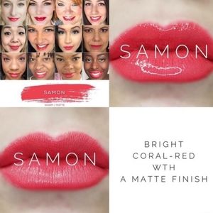 Salmon LipSense- Factory sealed. Bright coral red with matte finish.